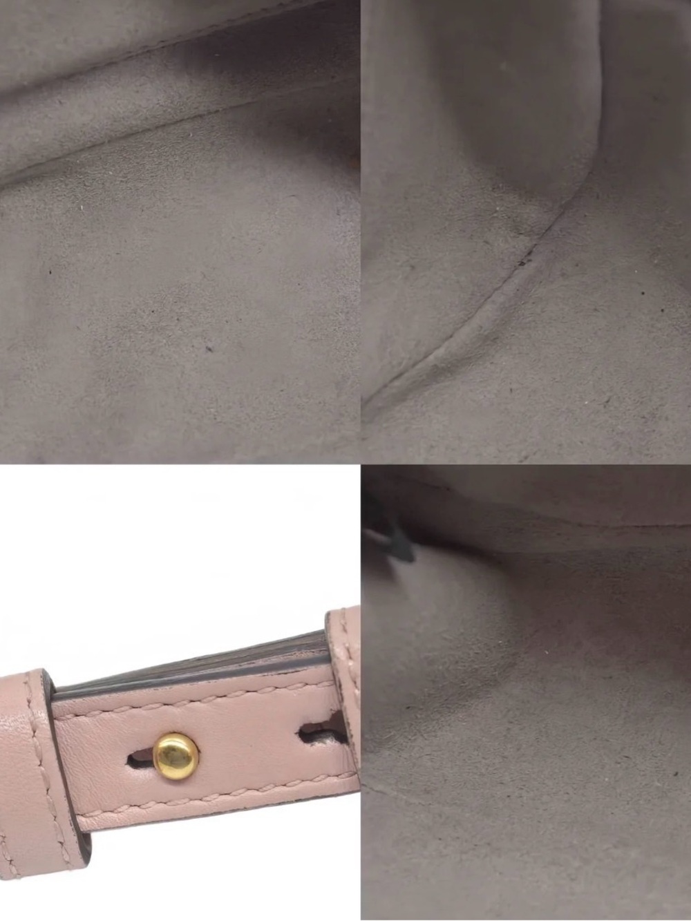 Gucci Blush Chevron Matelassé Crossbody with Gold GG - Picture 6 of 8